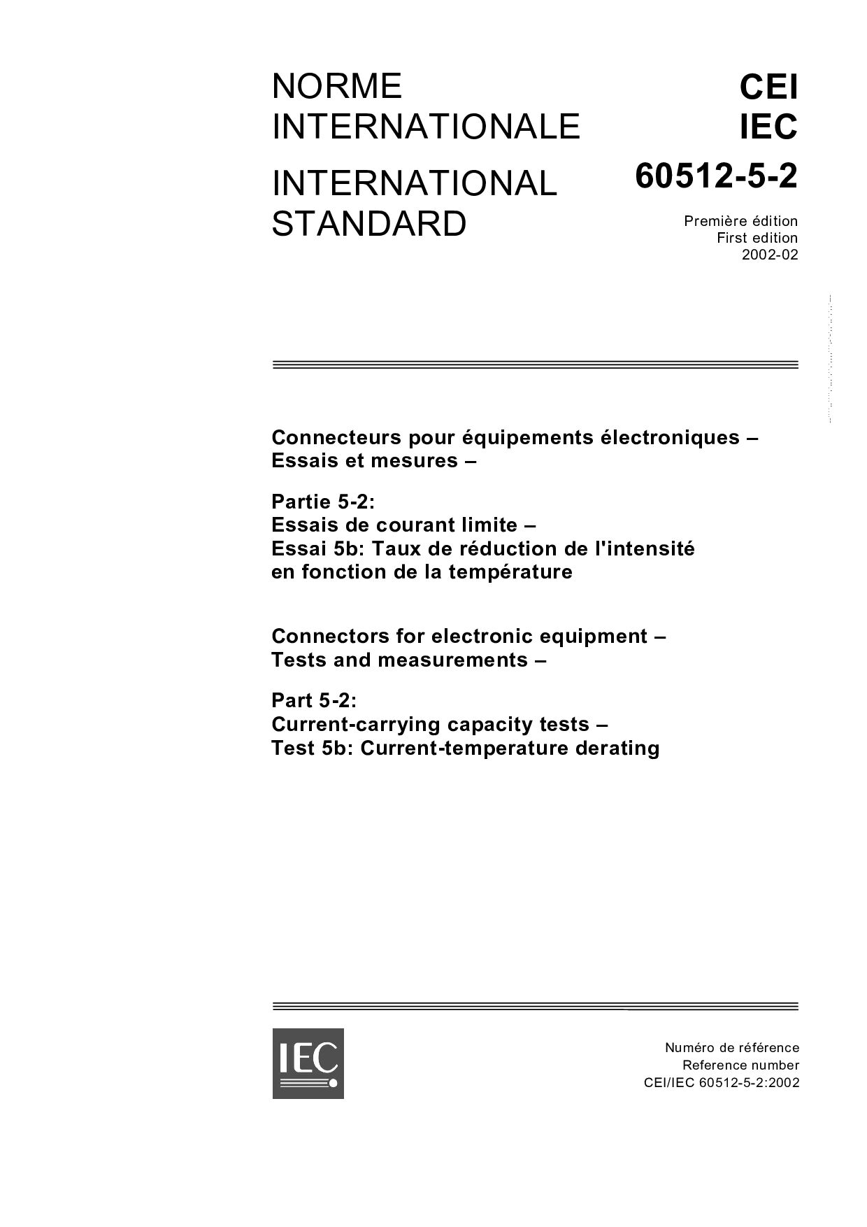 IEC 60512-5-2:2002封面图
