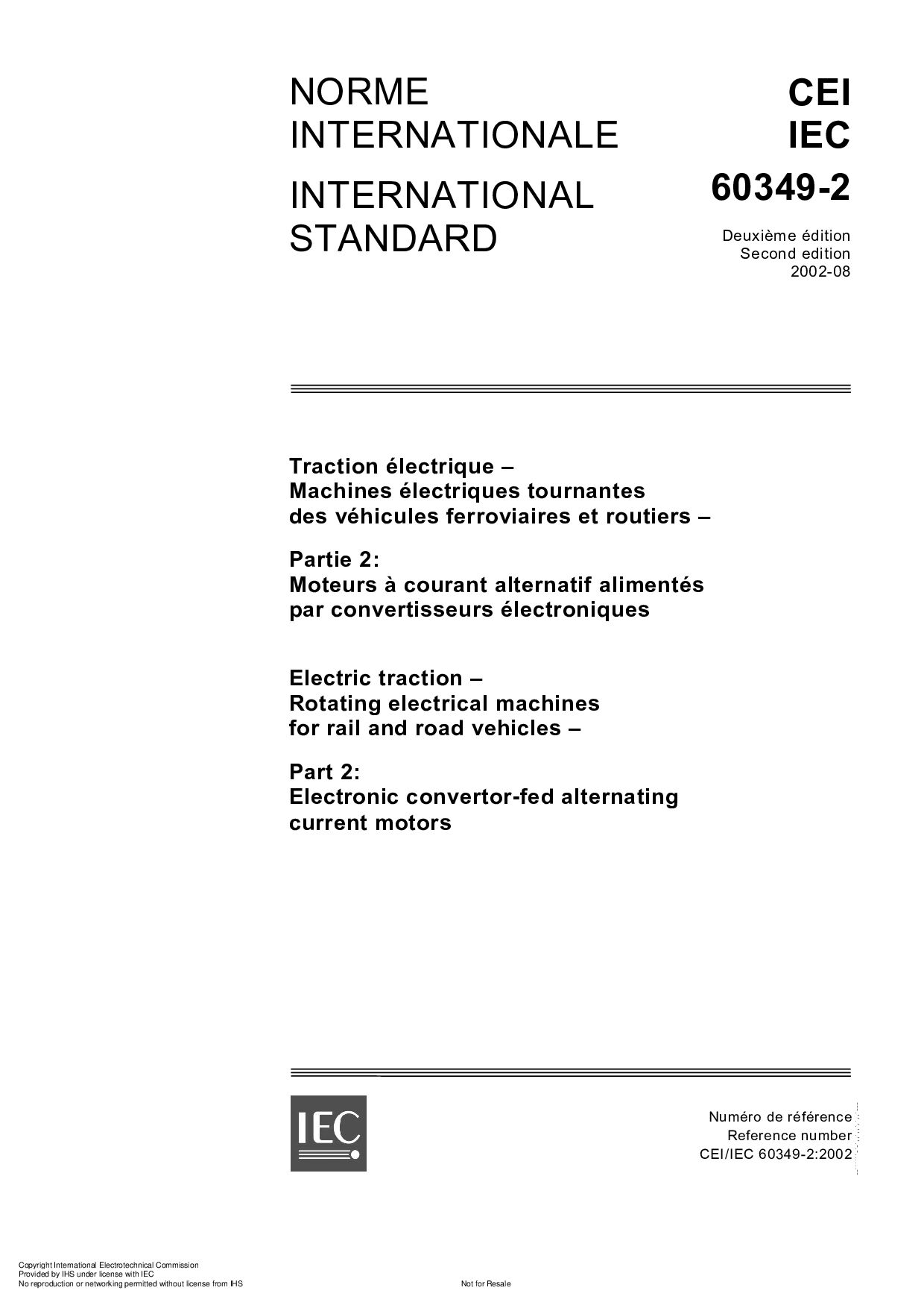 IEC 60349-2:2002封面图