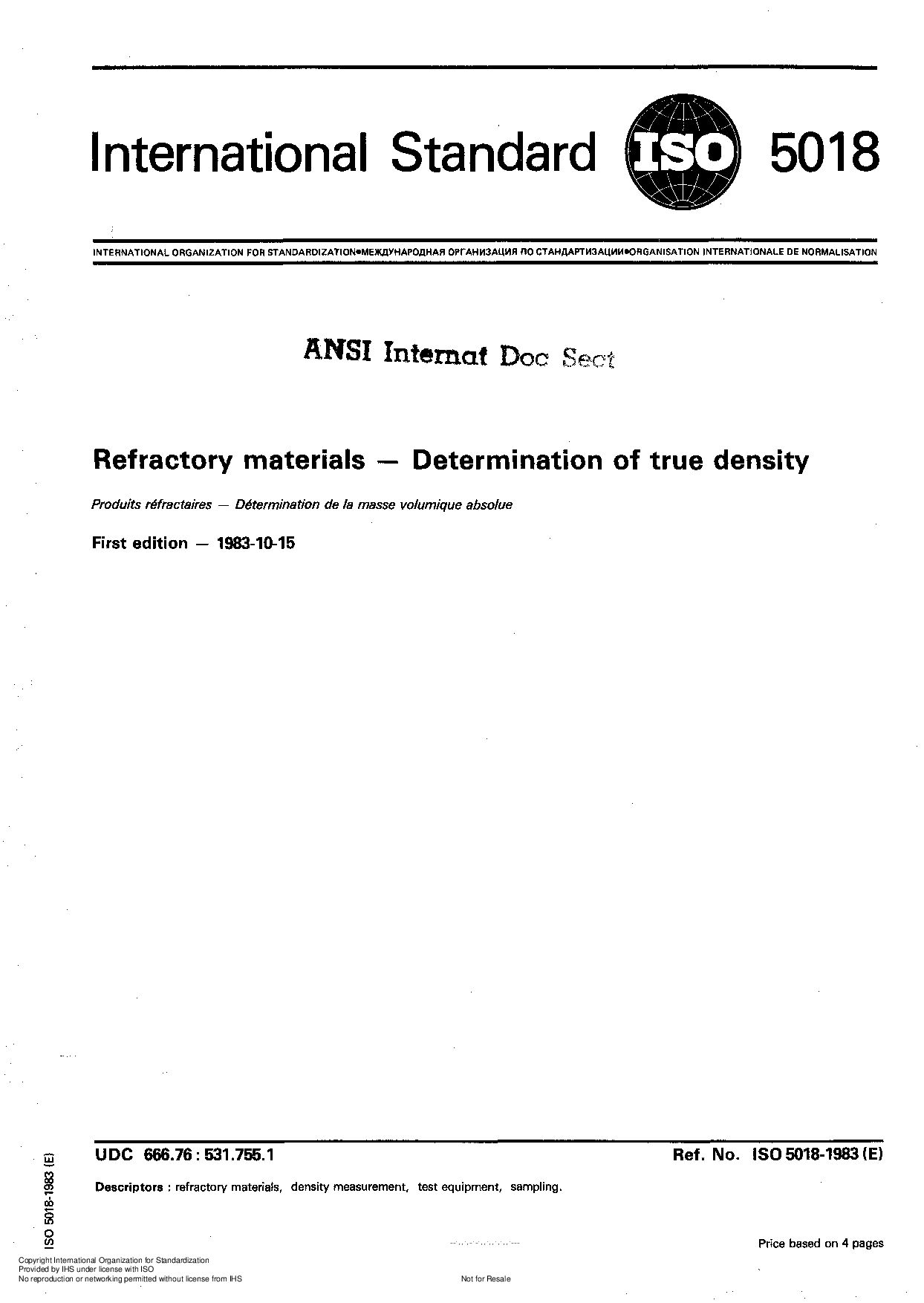 ISO 5018:1983封面图
