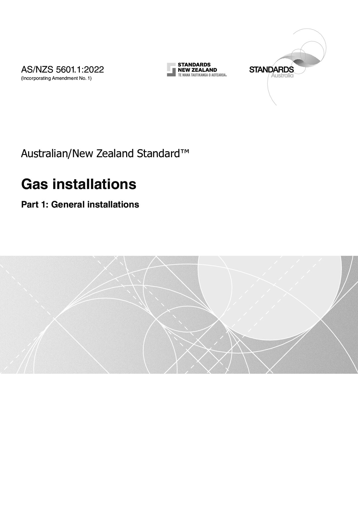 AS/NZS 5601.1:2022(R2023)封面图