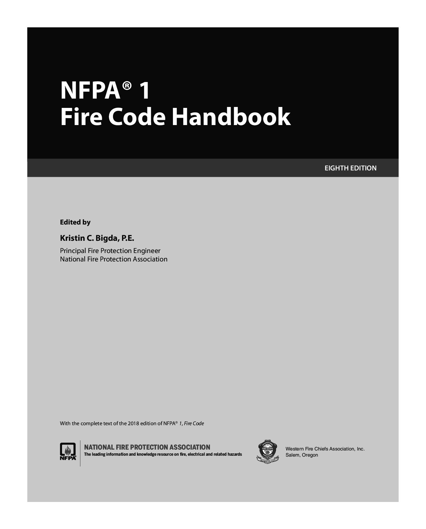 NFPA 1-2018 Handbook封面图