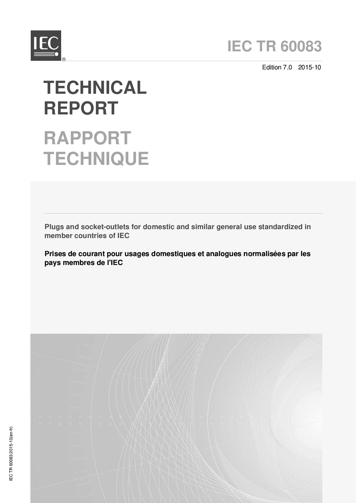IEC TR 60083:2015封面图