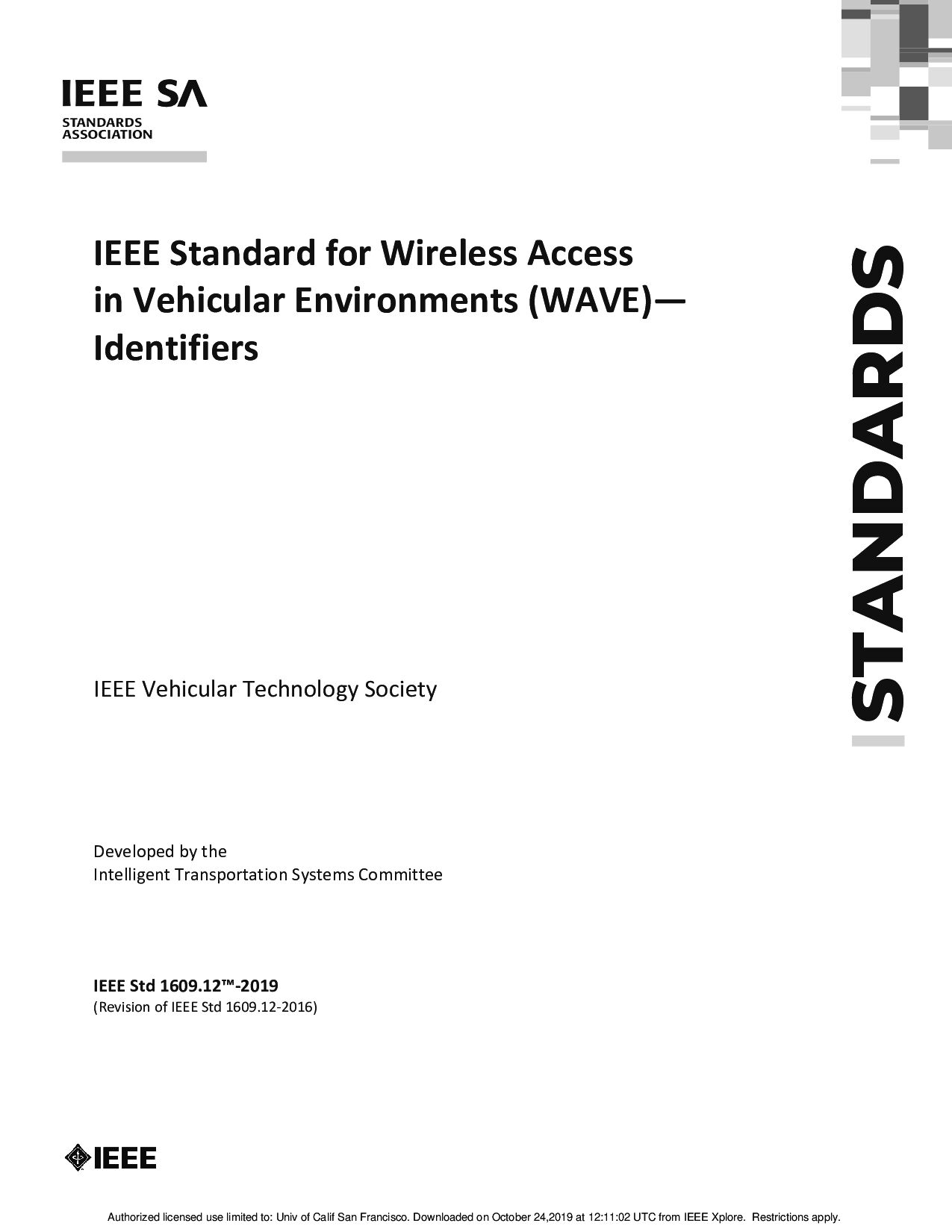 IEEE Std 1609.12-2019