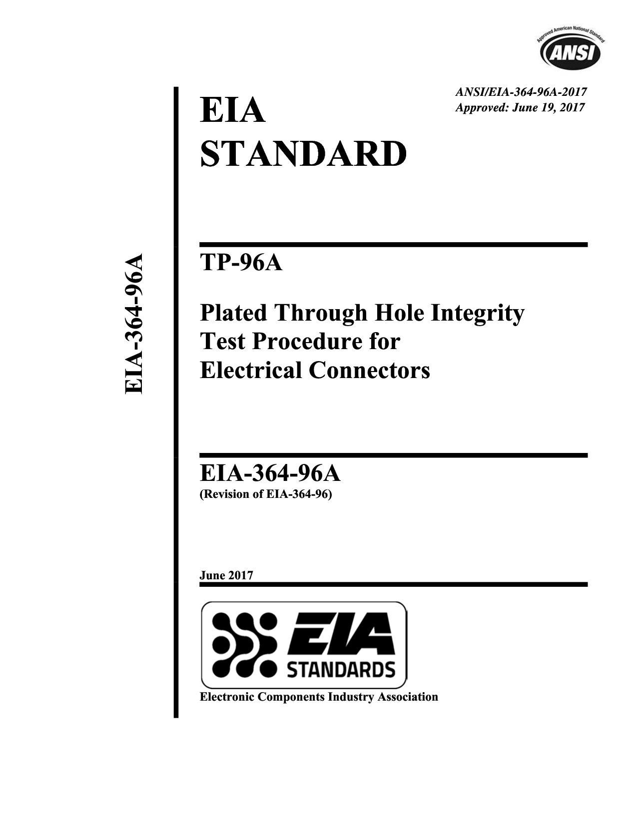 ANSI/EIA 364-96A:2017封面图