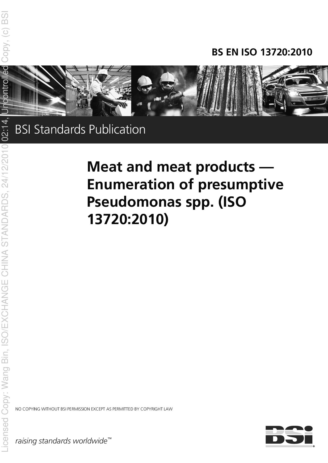 BS EN ISO 13720:2010封面图