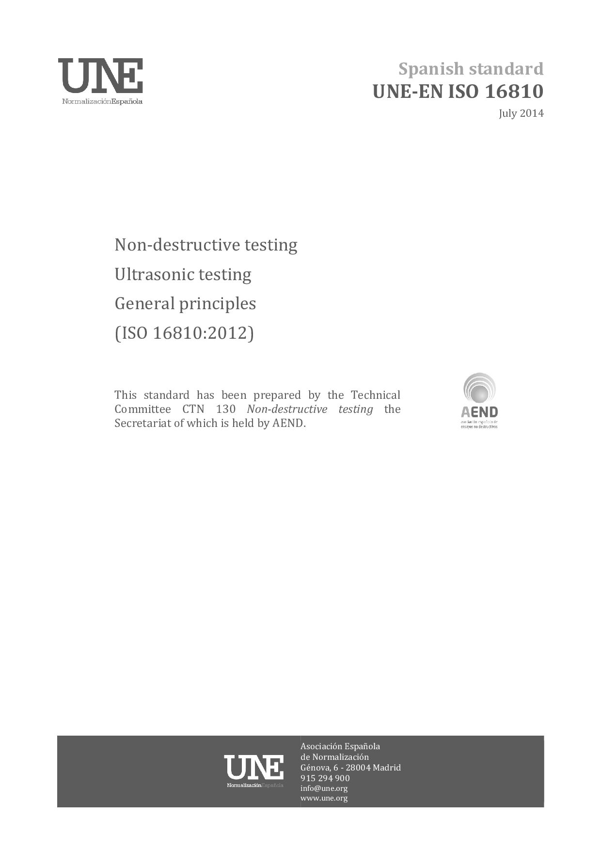 UNE-EN ISO 16810:2014封面图