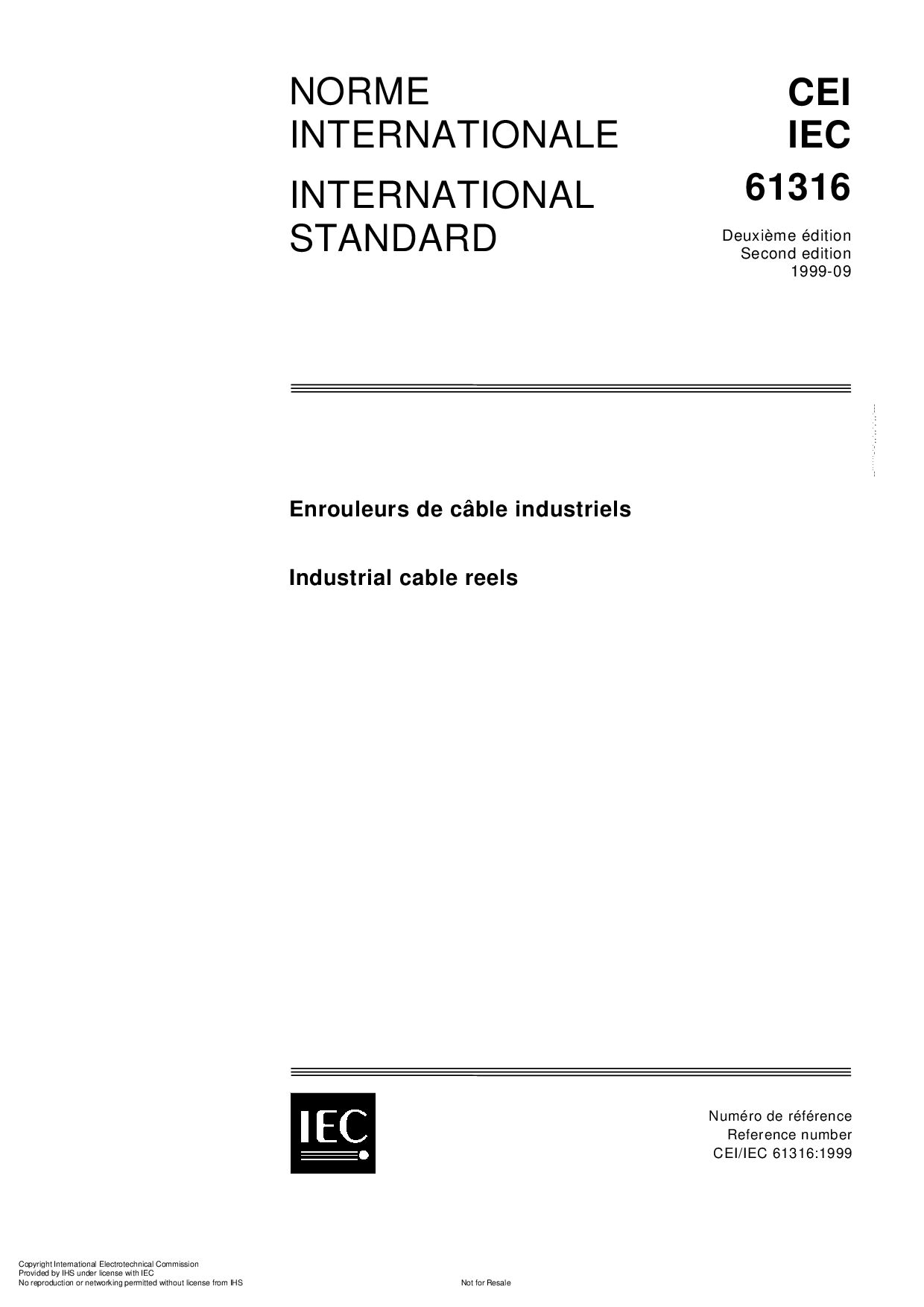 IEC 61316-1999