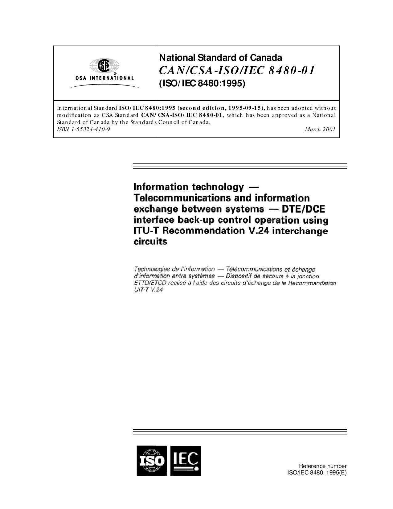 CAN/CSA-ISO/IEC 8480:2001