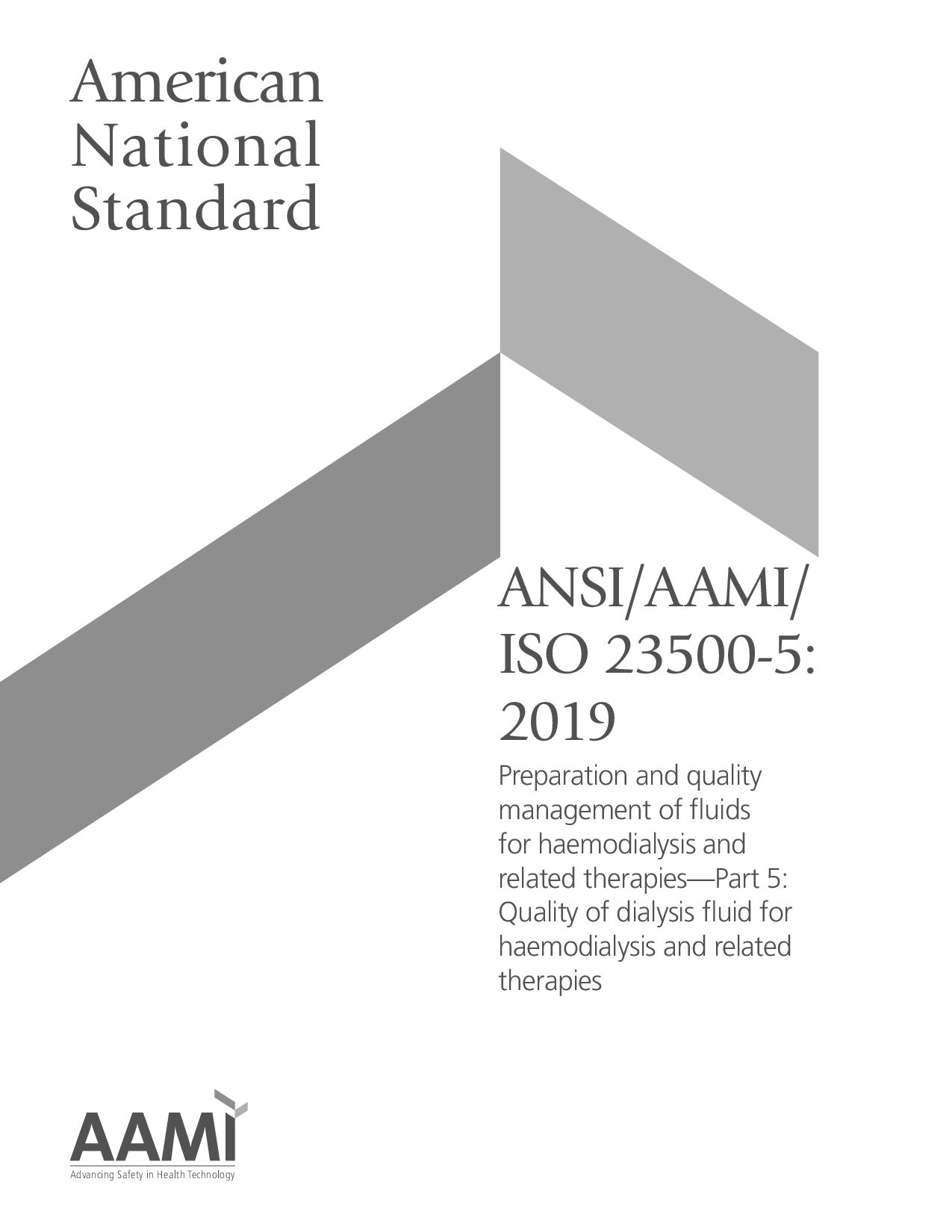 ANSI/AAMI/ISO 23500-5:2019封面图