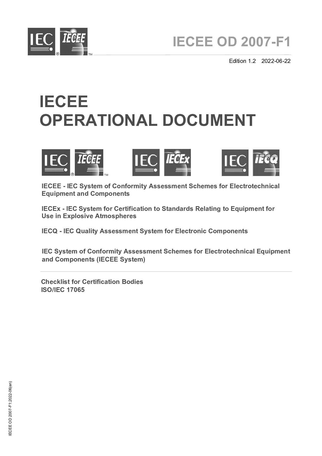 IECEE OD-2007-F1-2022封面图