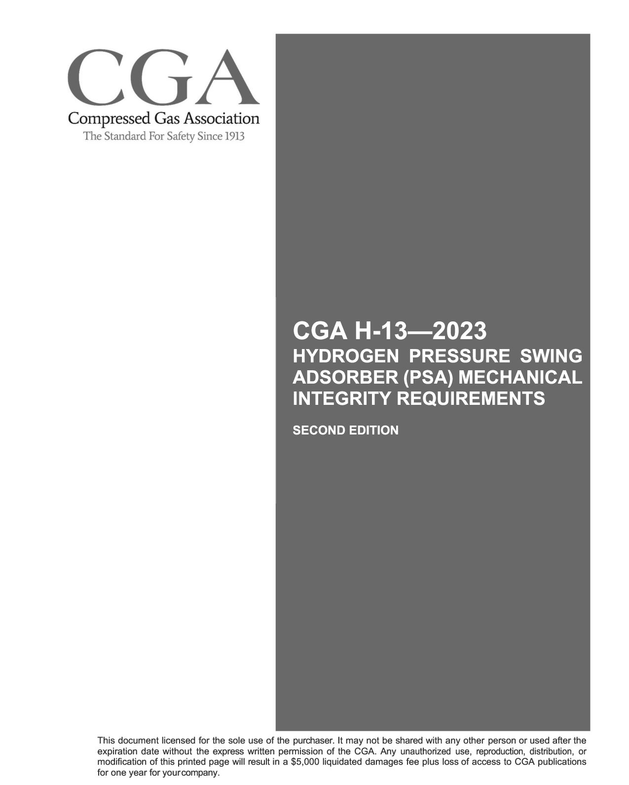 CGA H-13-2023