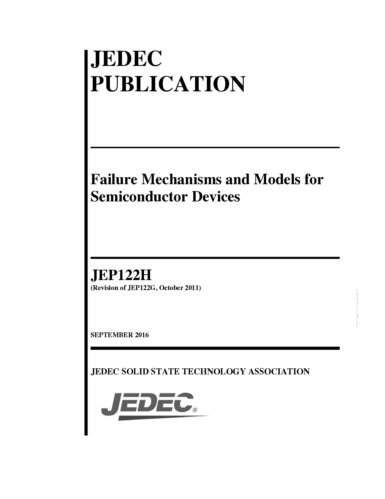 JEDEC JEP 122H-2016封面图