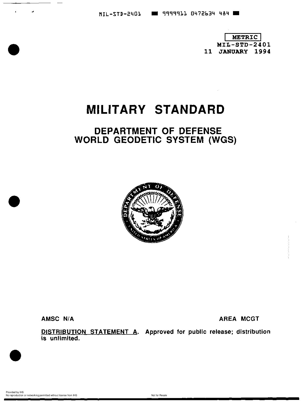 DOD MIL-STD-2401-1994封面图