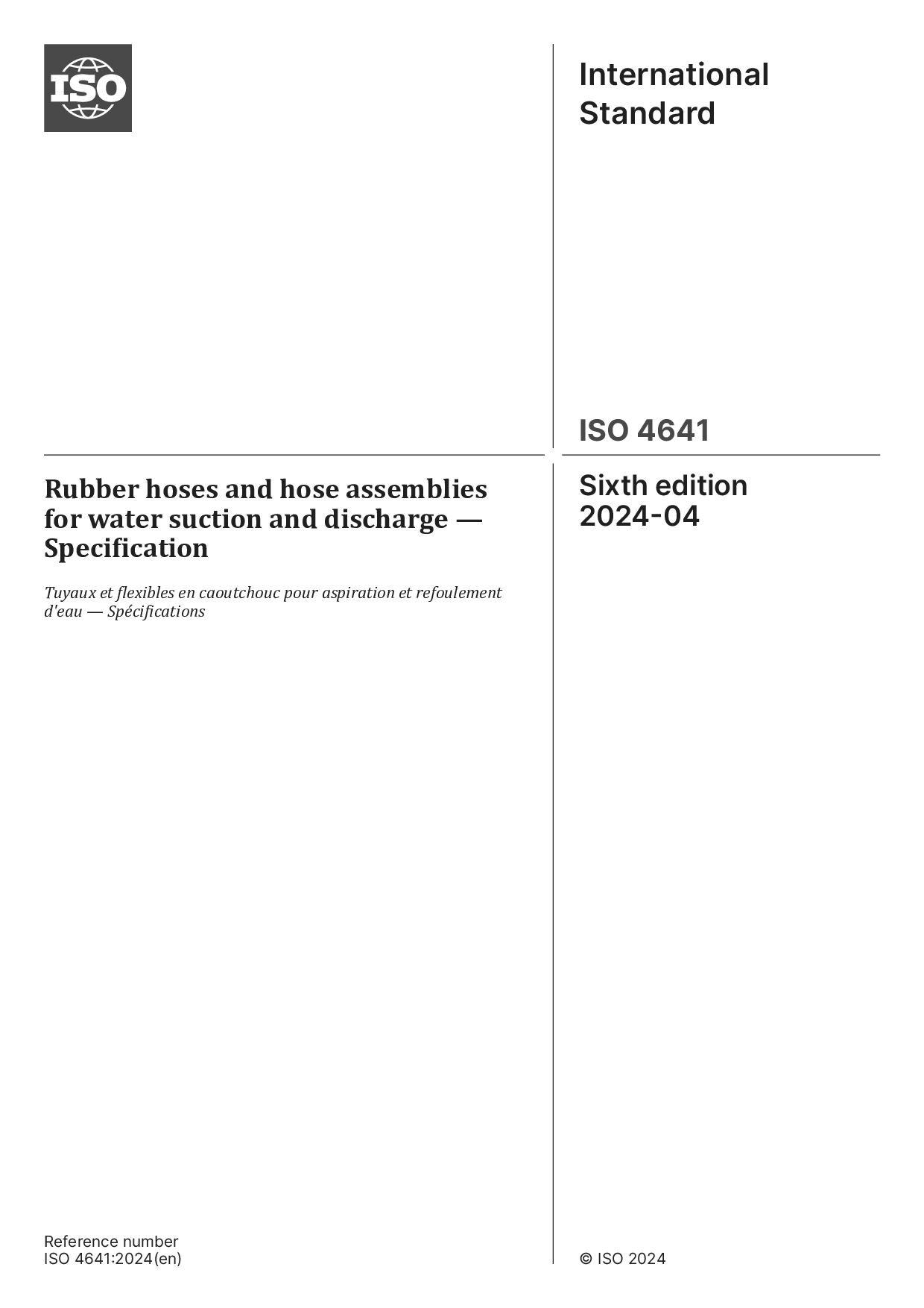 ISO 4641:2024封面图