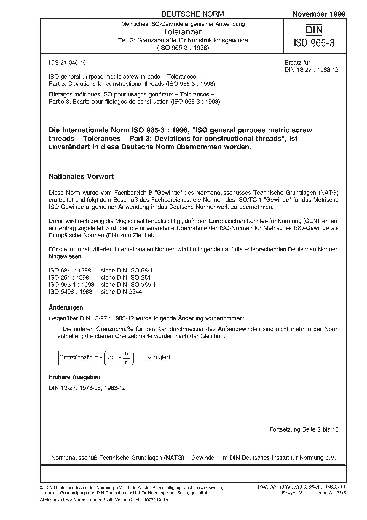 DIN ISO 965-3:1999-11封面图
