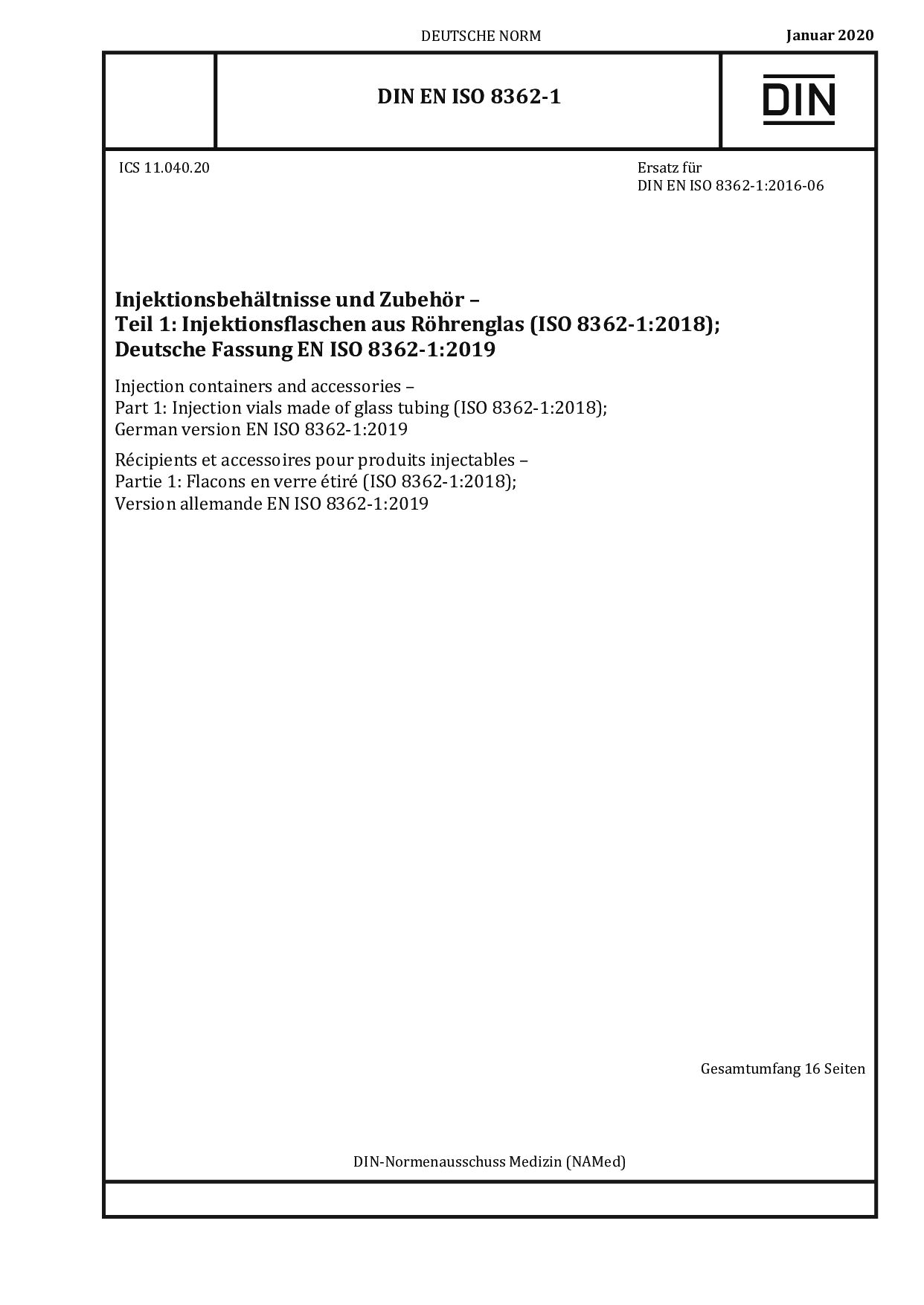 DIN EN ISO 8362-1:2020-01封面图