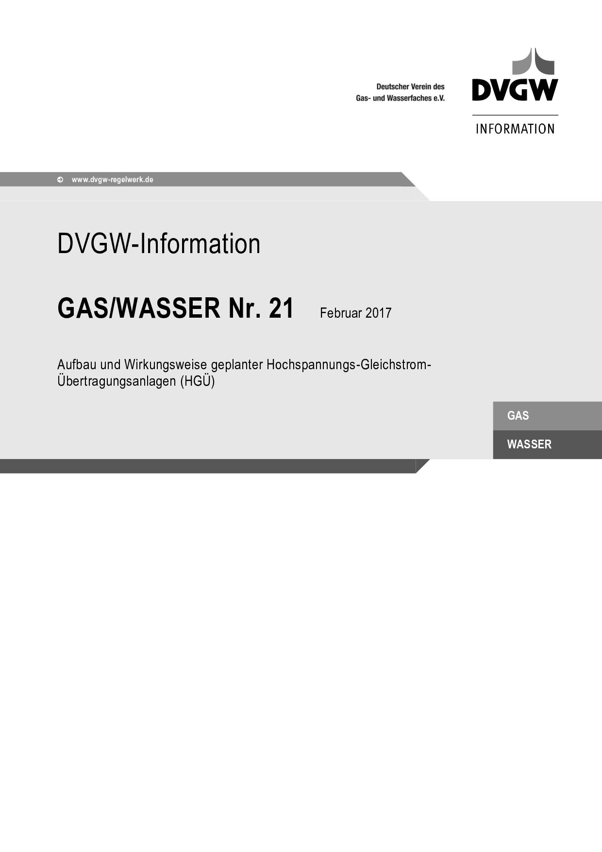 DVGW GW Information Nr 21:2017-02