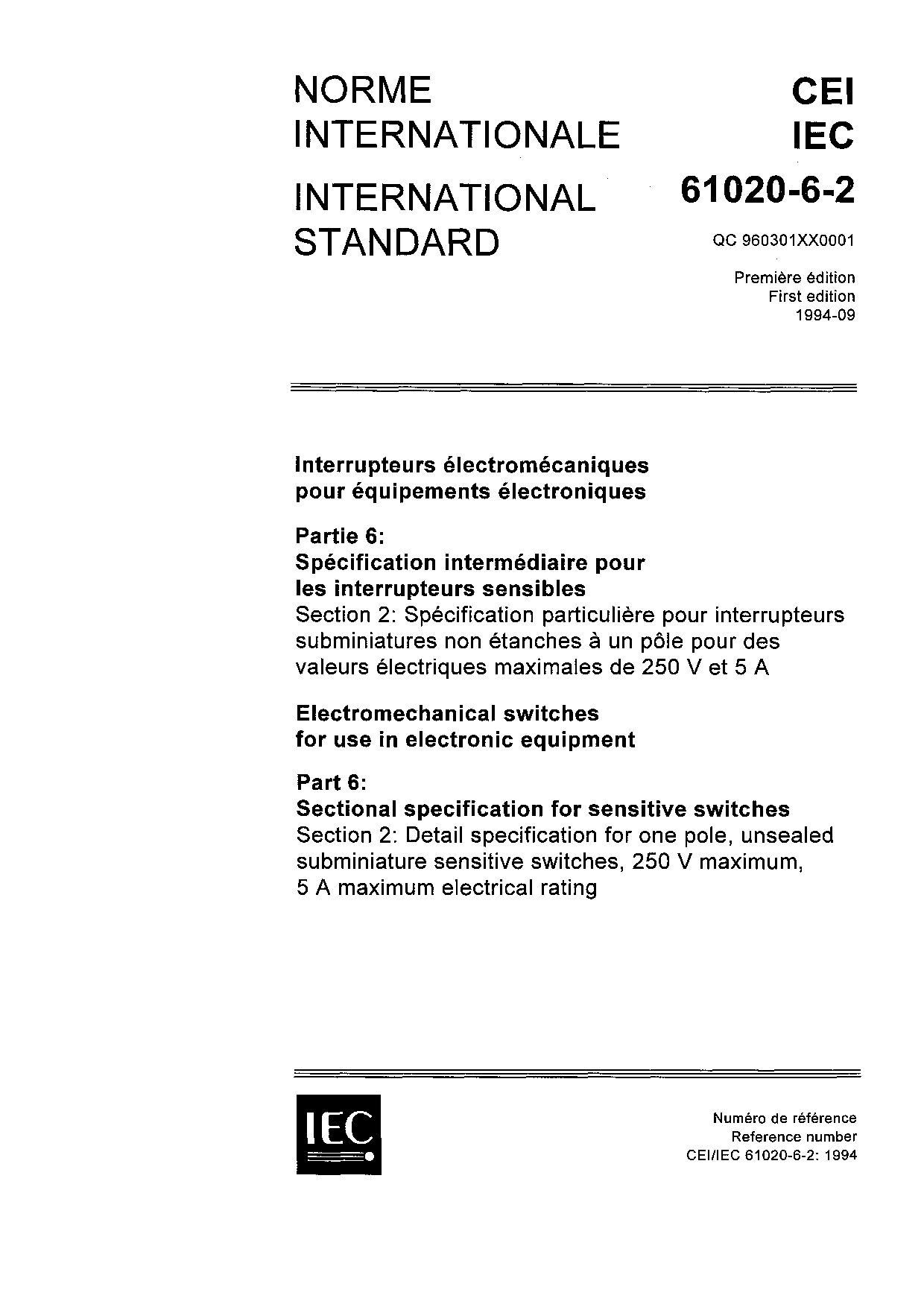 IEC 61020-6-2-1994