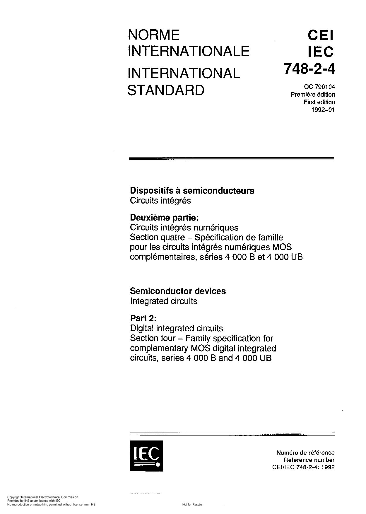 IEC 60748-2-4:1992封面图