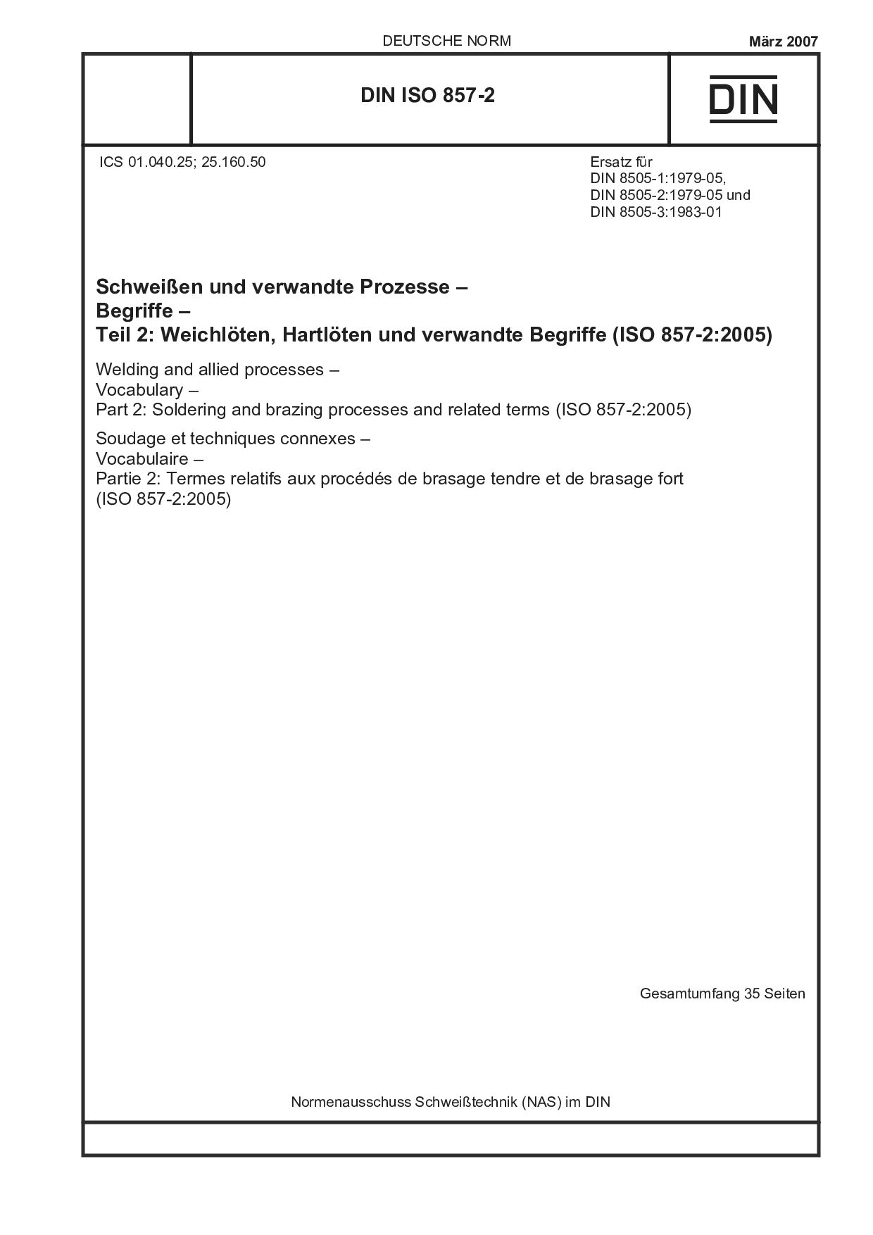 DIN ISO 857-2:2007-03封面图