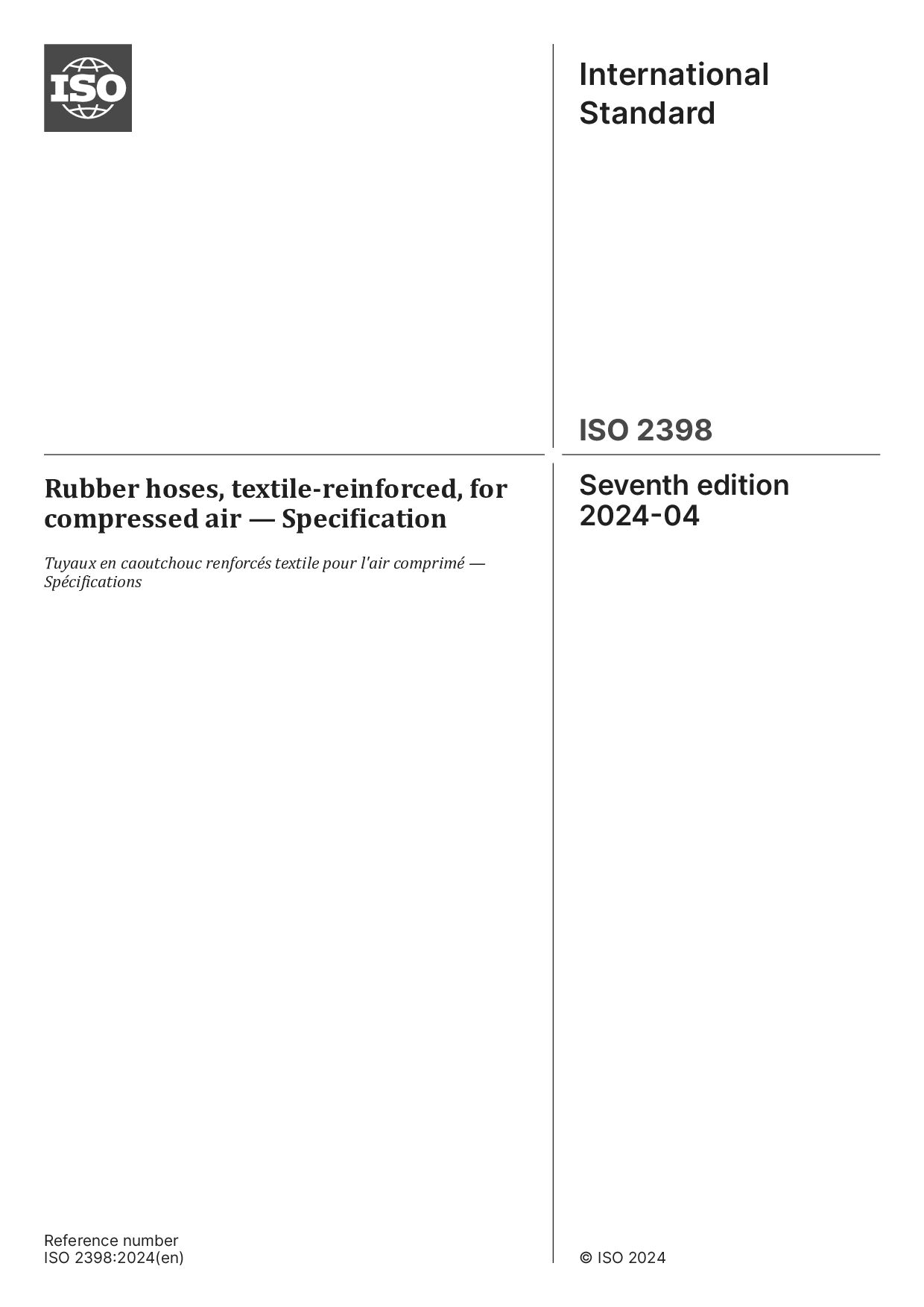 ISO 2398:2024封面图
