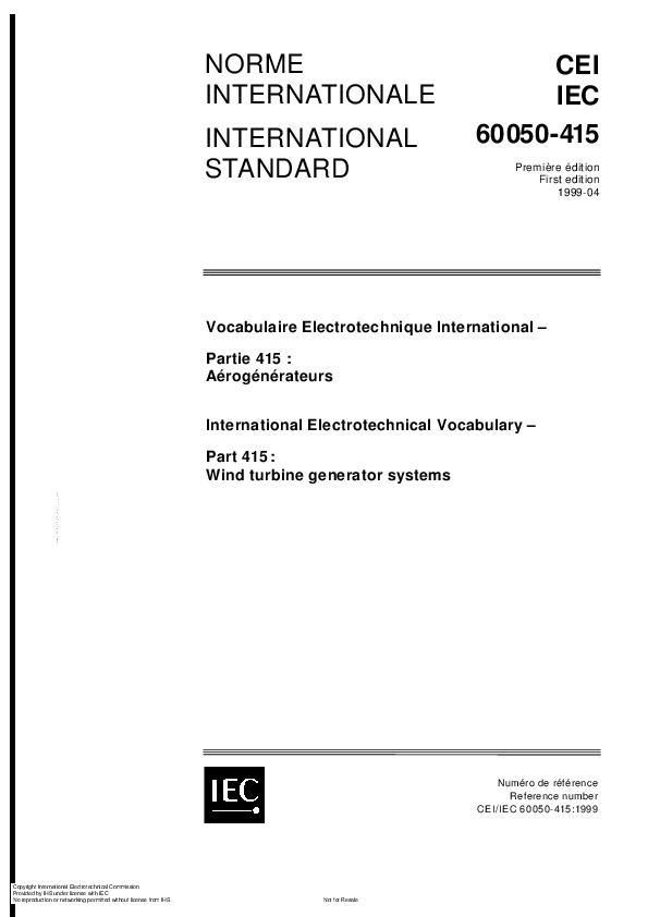 IEC 60050-415:1999封面图