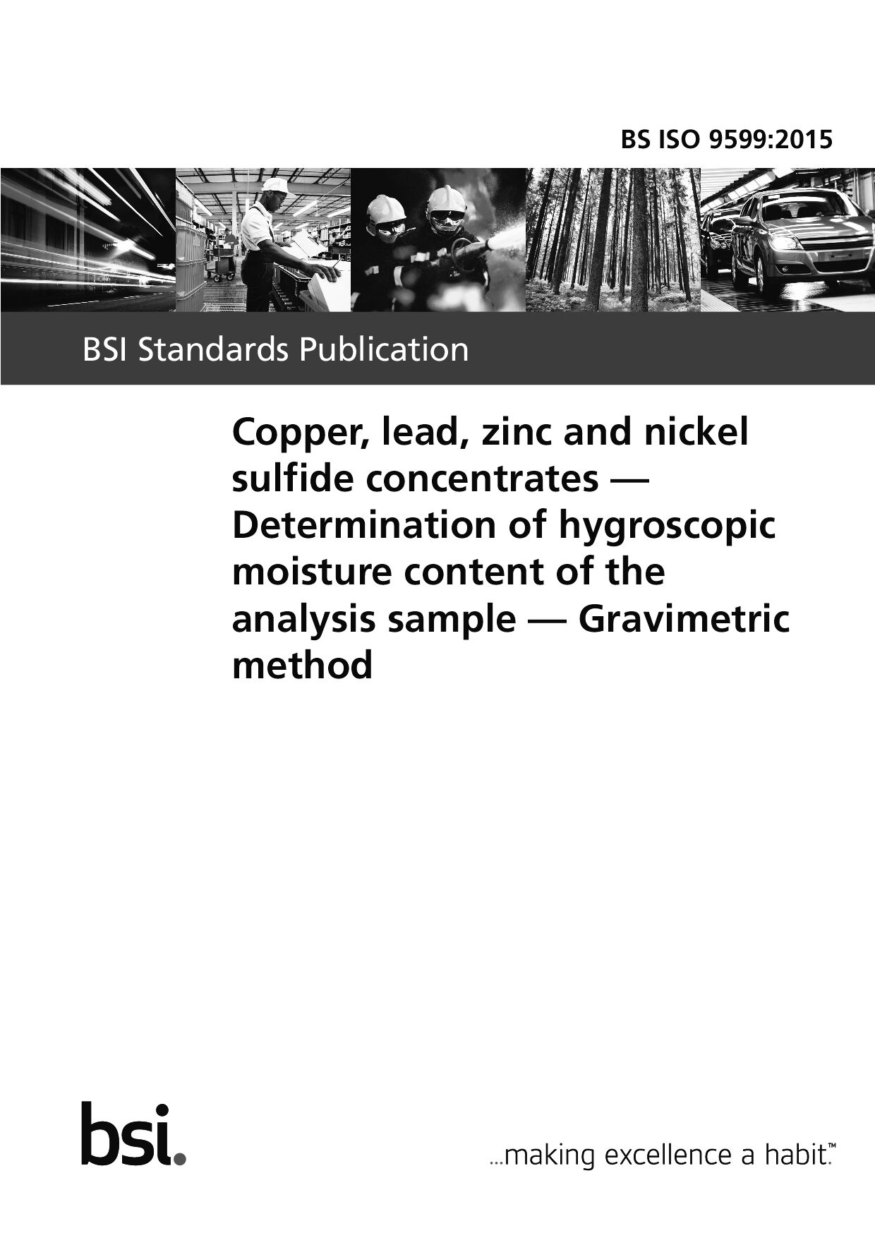 BS ISO 9599:2015封面图