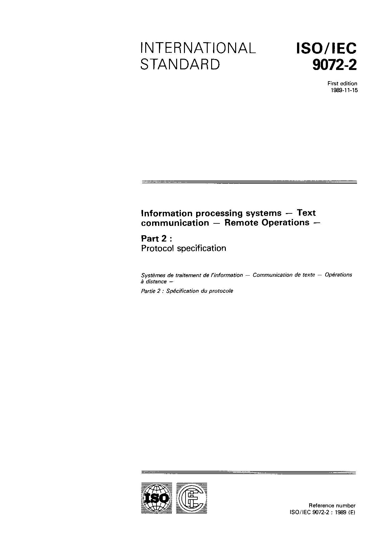 ISO/IEC 9072-2:1989封面图