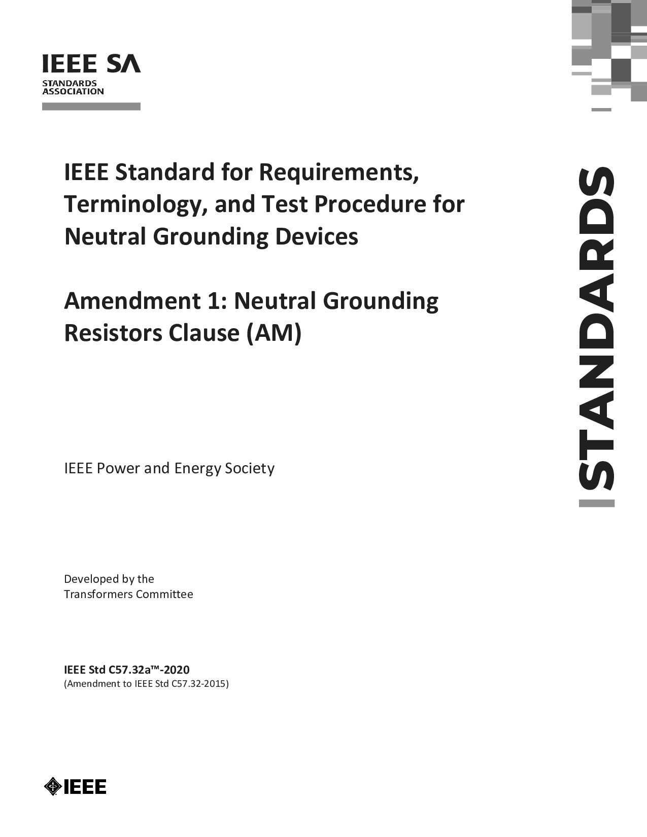 IEEE Std C57.32a-2020封面图