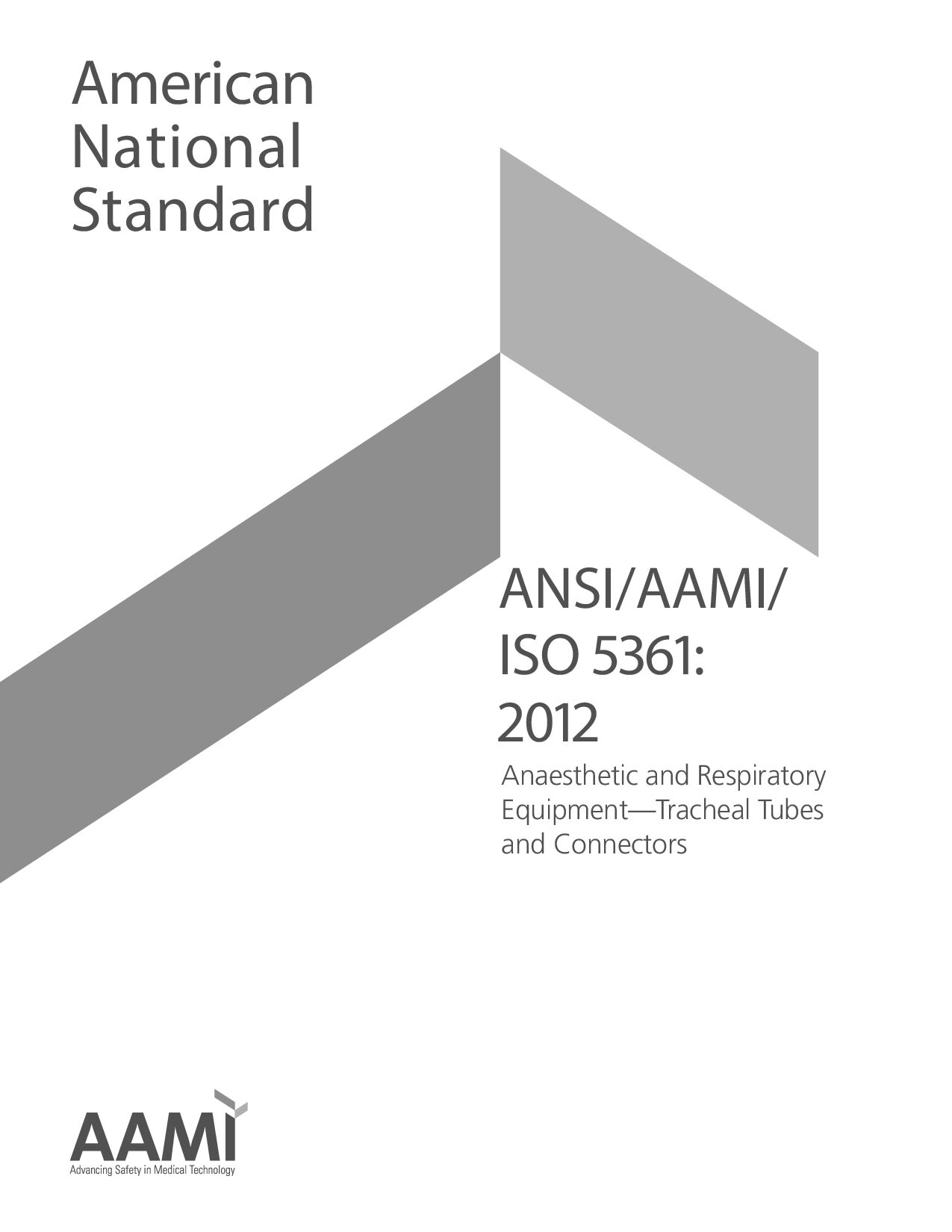 ANSI/AAMI/ISO 5361:2012(2014)封面图