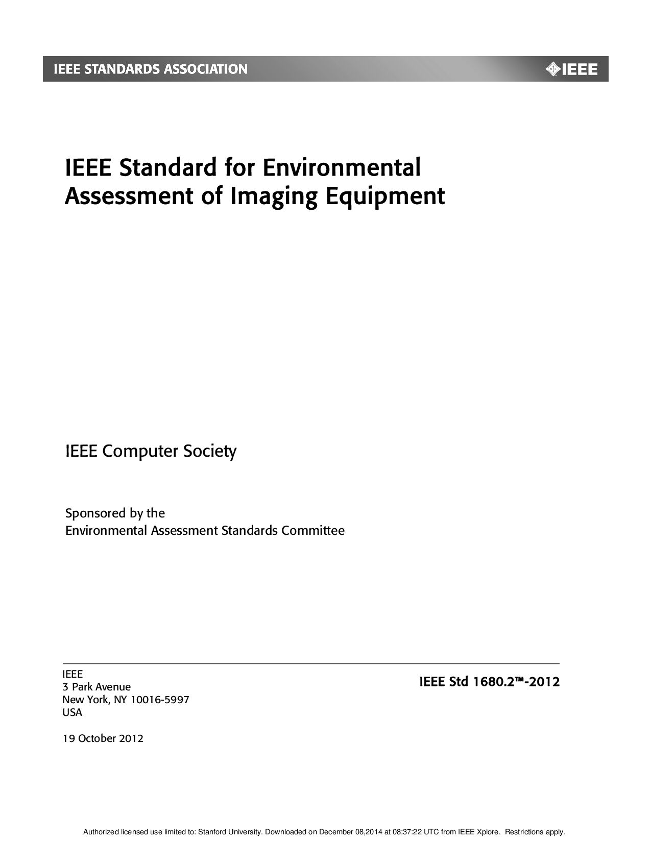 IEEE Std 1680.2-2012封面图