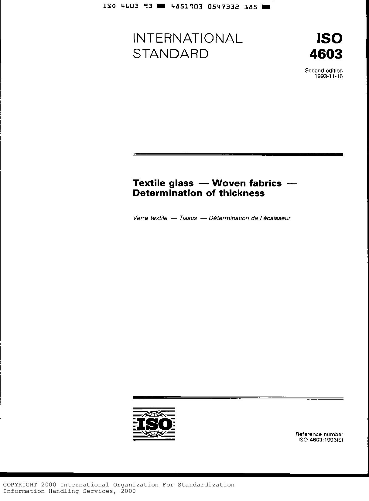 ISO 4603:1993封面图