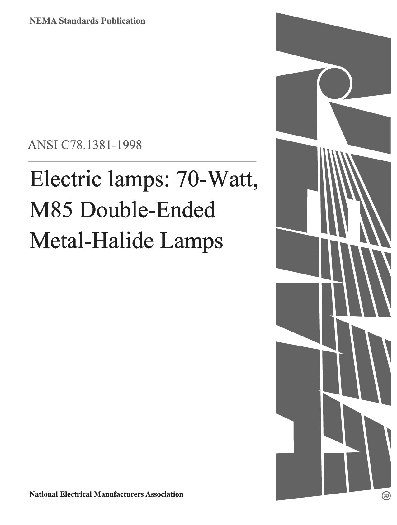 ANSI C78.1381-1998封面图
