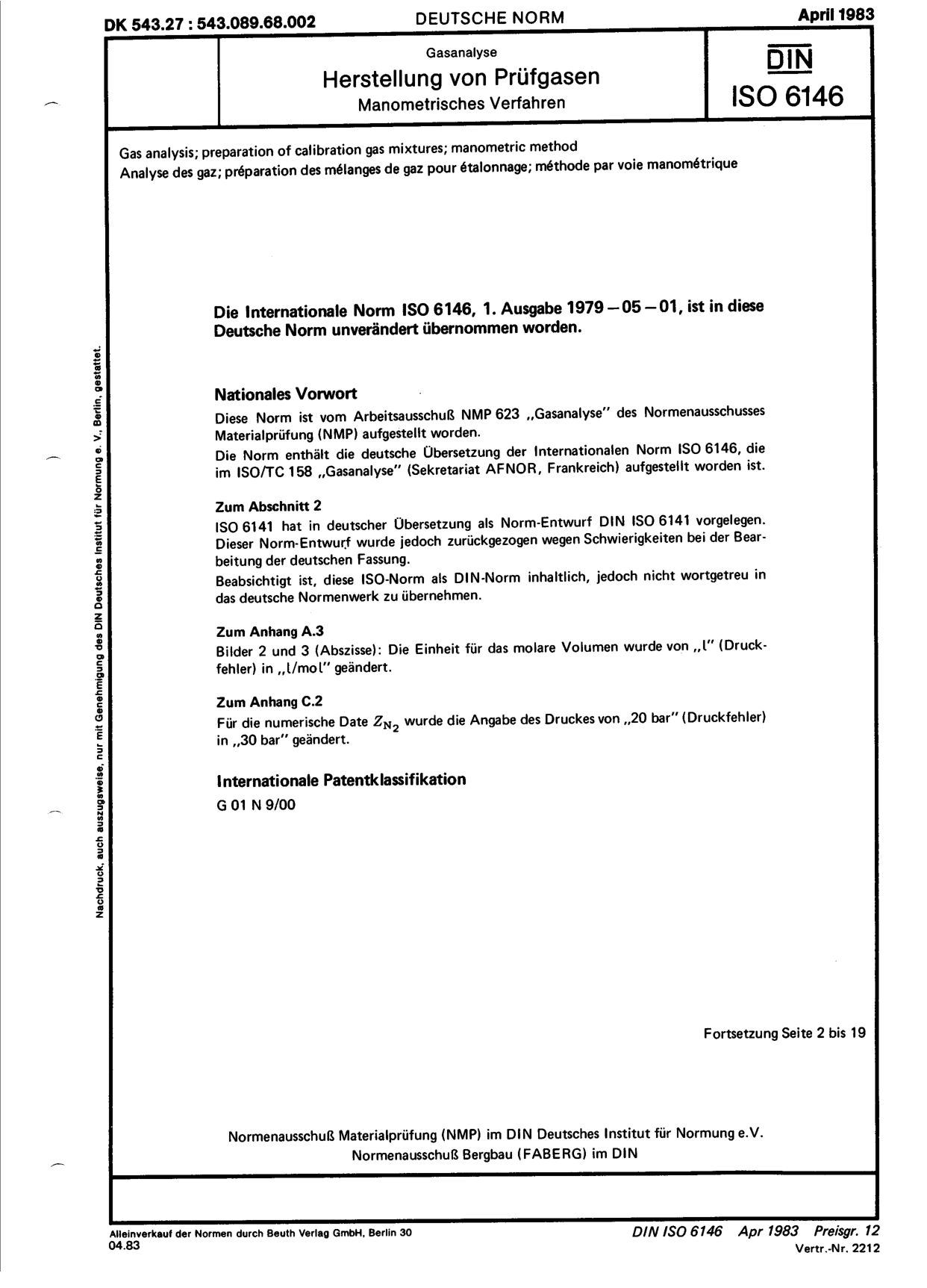DIN ISO 6146:1983-04封面图