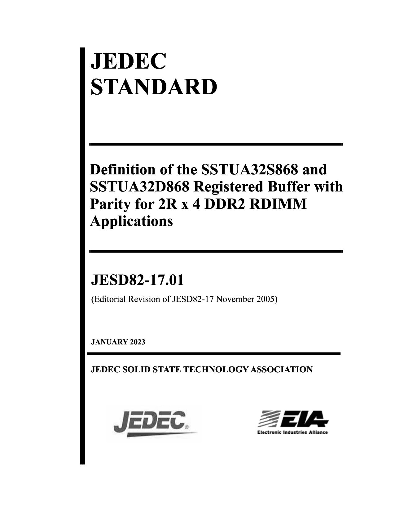 JEDEC JESD82-17.01-2023封面图