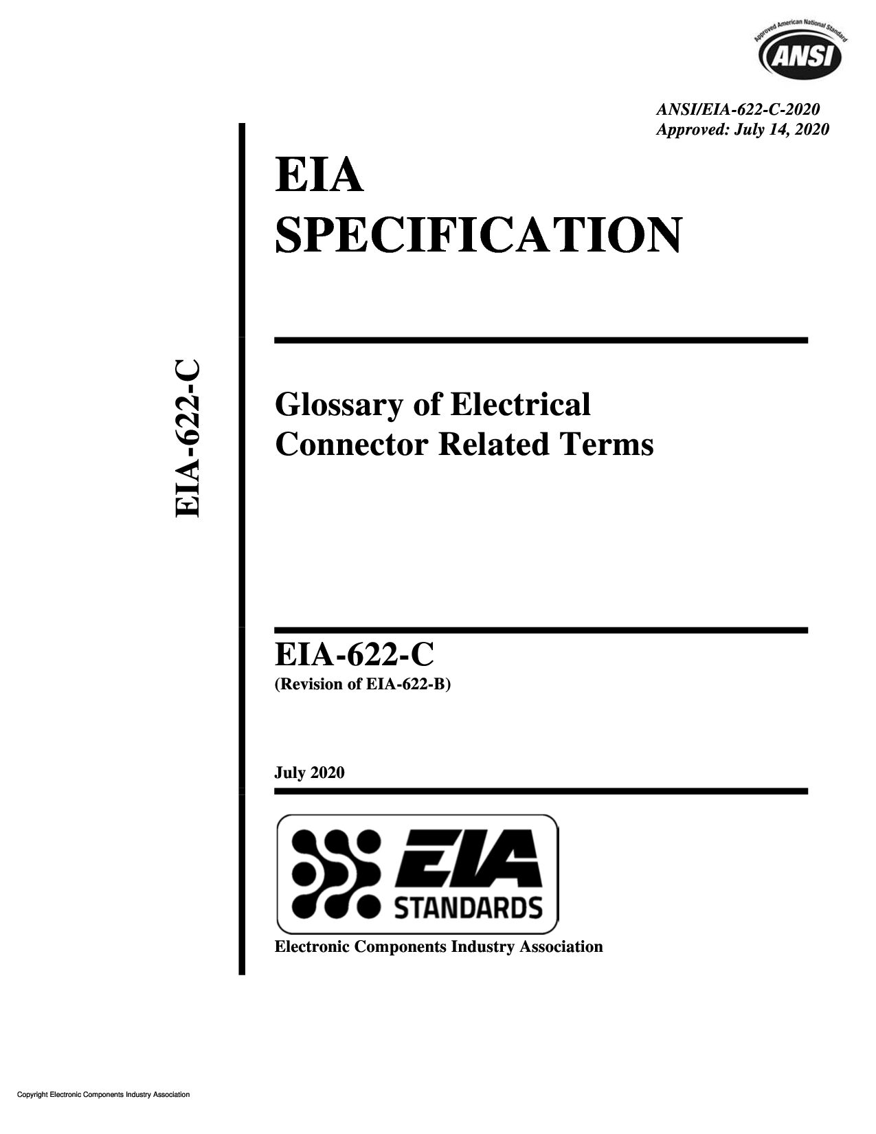ANSI/EIA 622-C:2020封面图