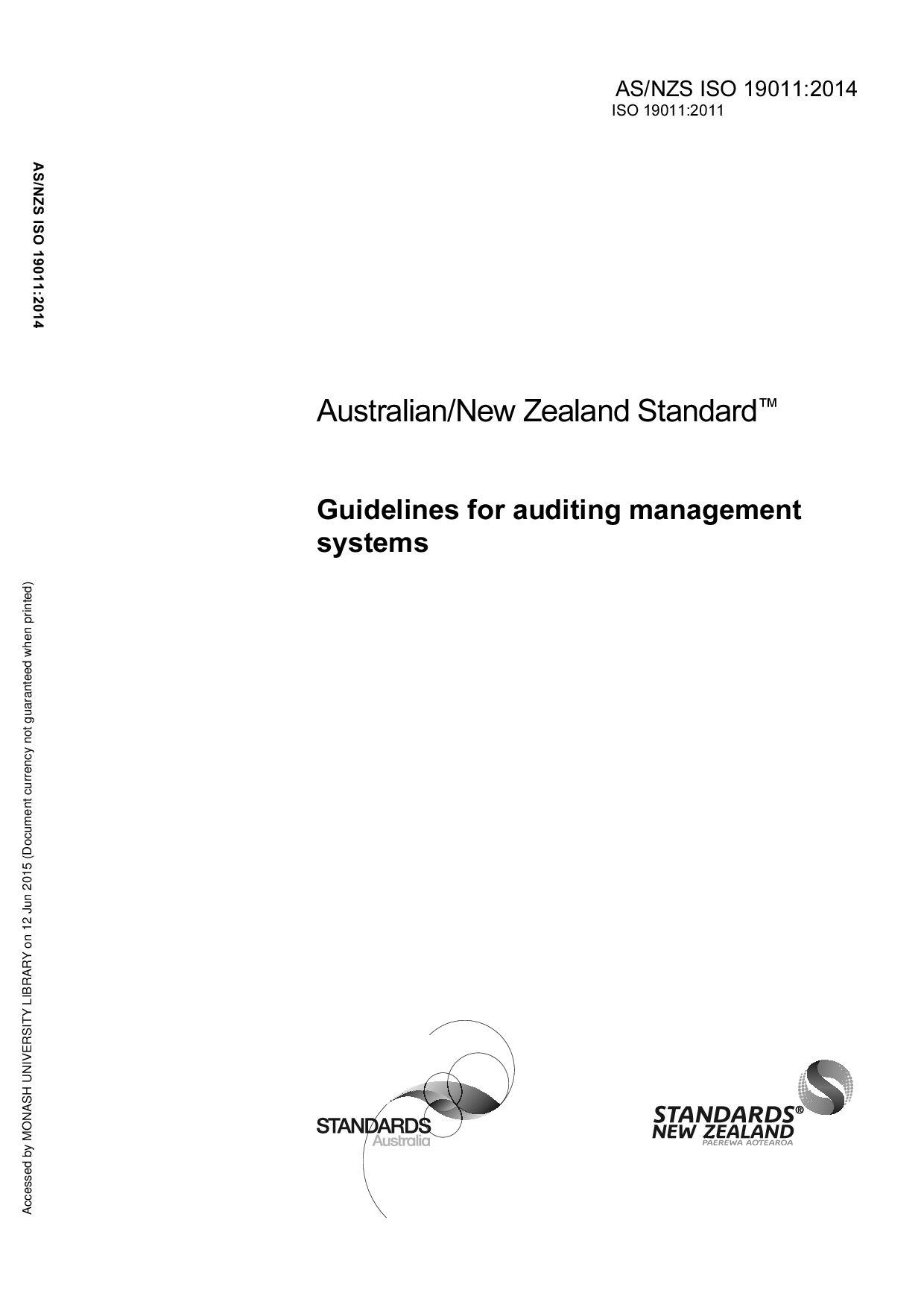 AS/NZS ISO 19011:2014封面图