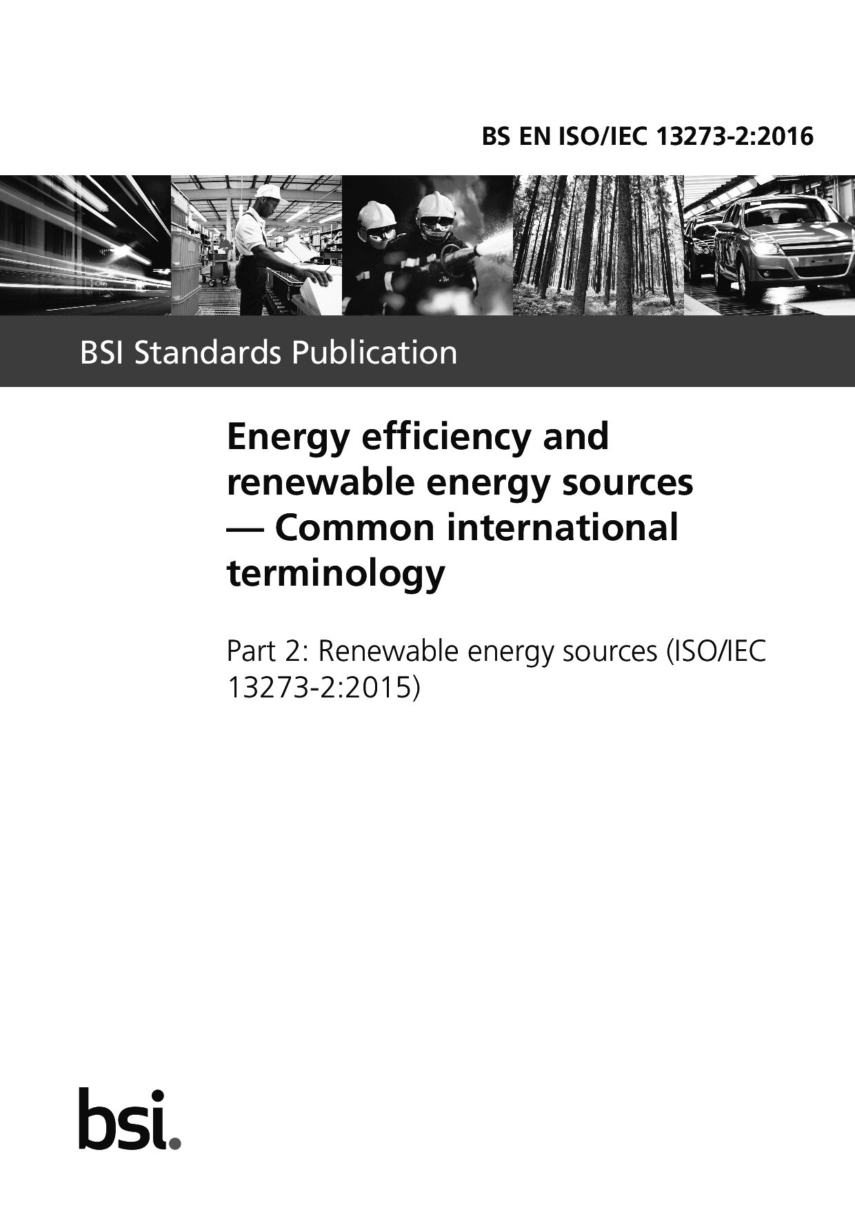 BS EN ISO/IEC 13273-2:2016