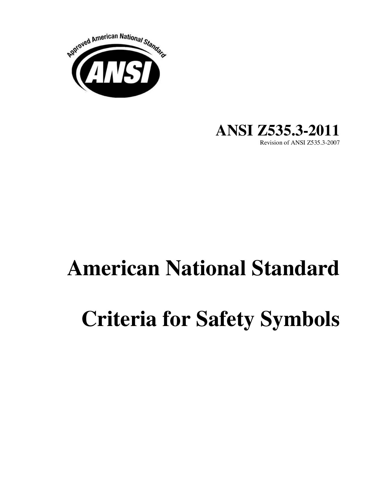 ANSI Z535.3-2011封面图