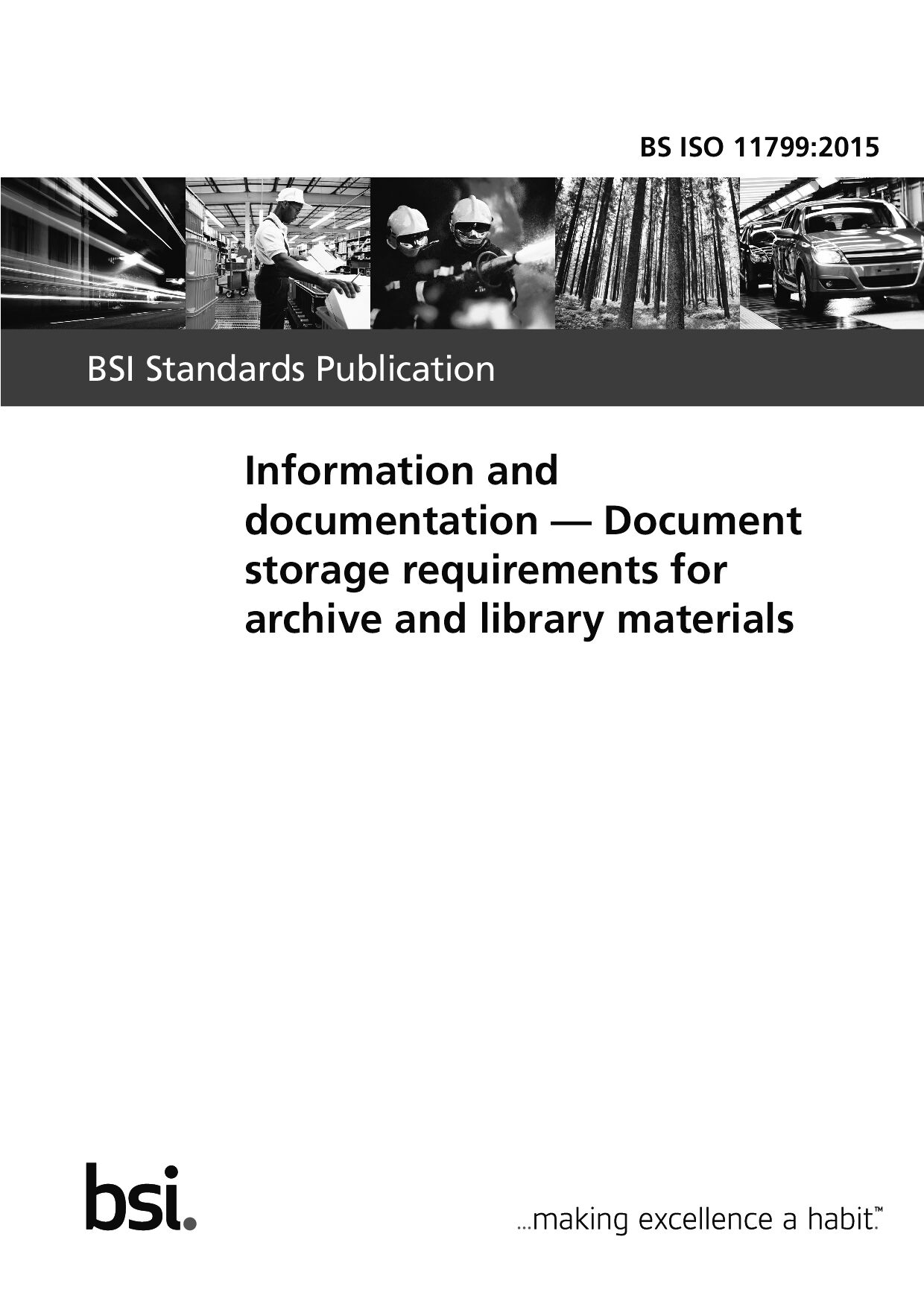 BS ISO 11799:2015封面图