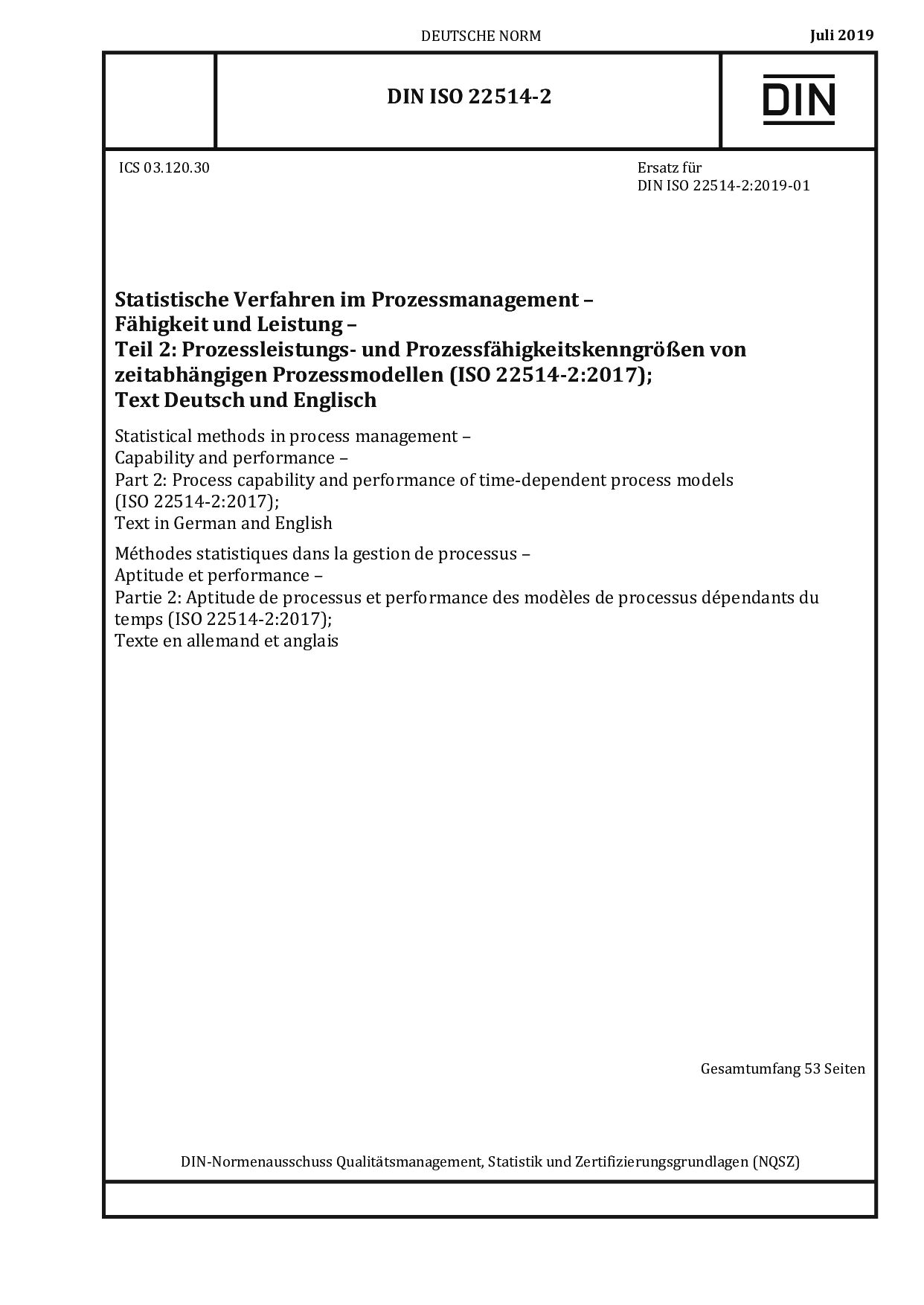DIN ISO 22514-2:2019-07封面图