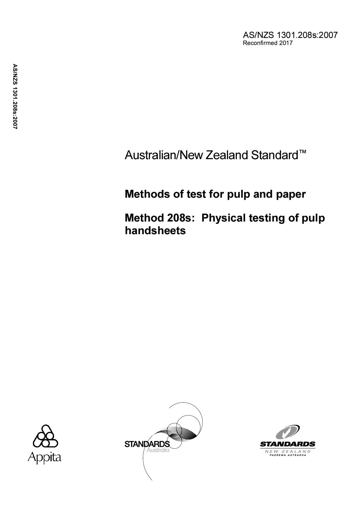 AS/NZS 1301.208s:2007(R2017)封面图