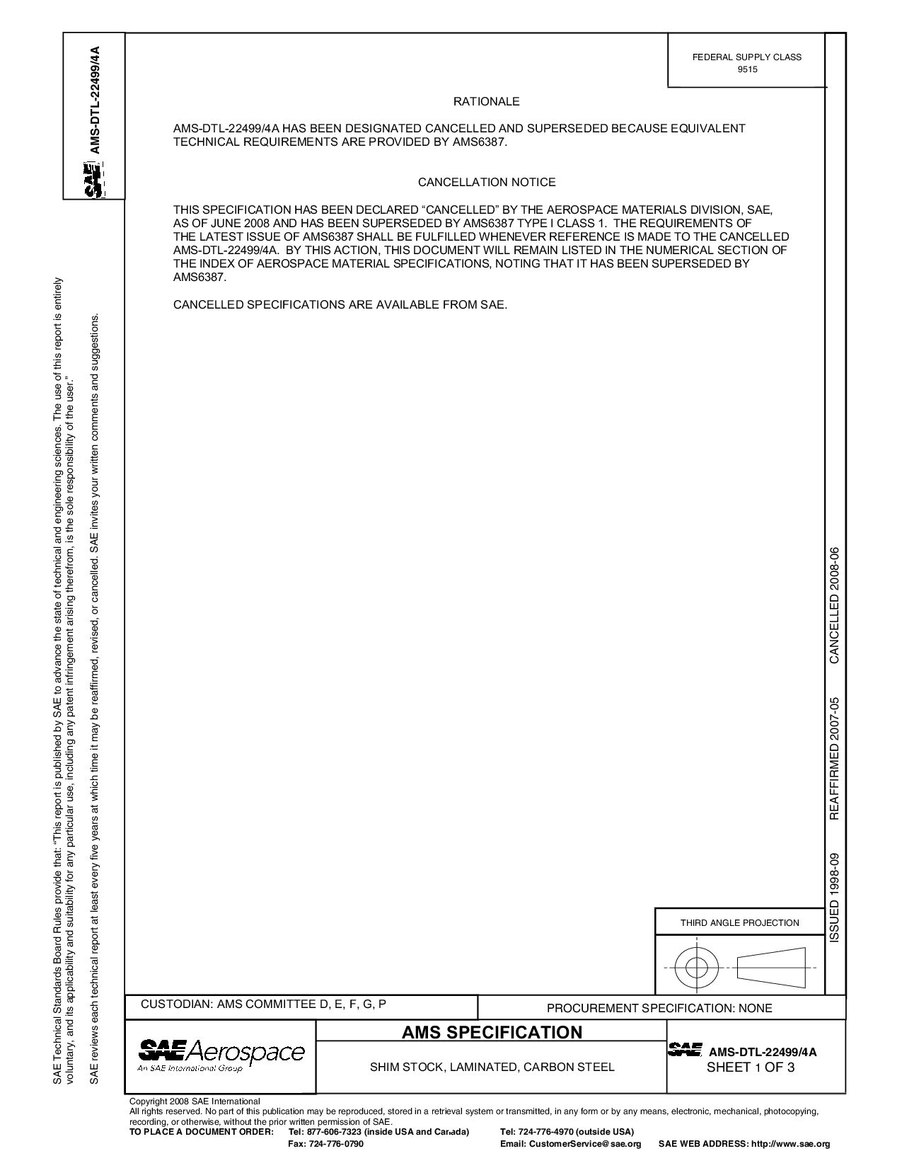 SAE AMS-DTL-22499-4a-2008封面图