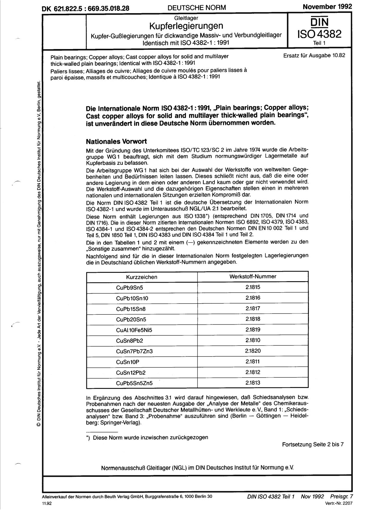DIN ISO 4382-1:1992封面图