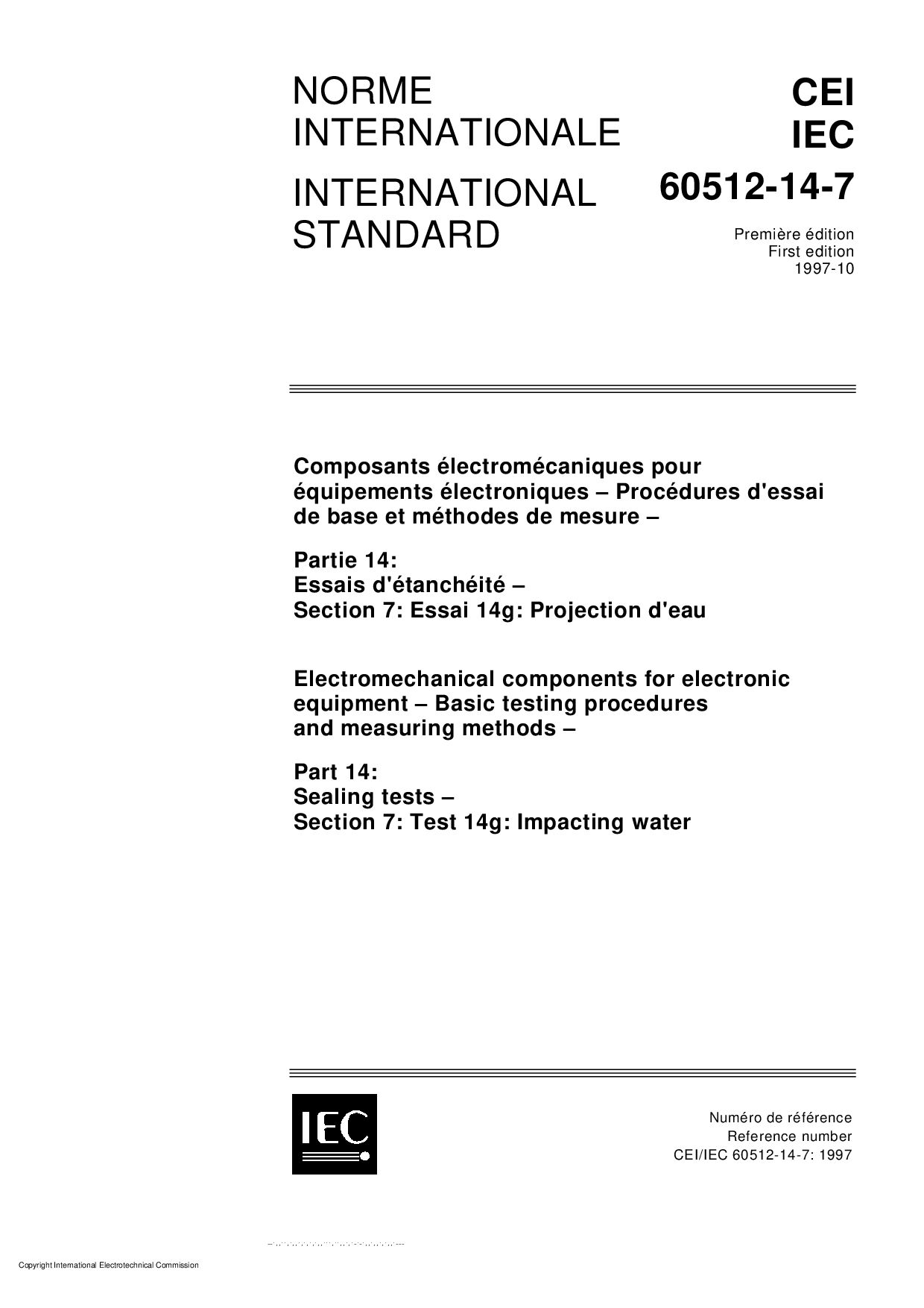 IEC 60512-14-7:1997封面图