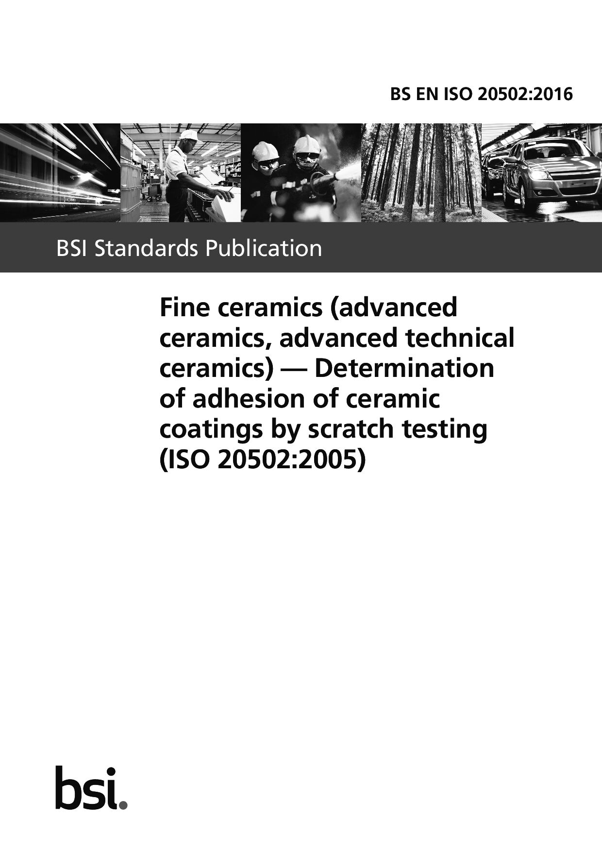 BS EN ISO 20502:2016封面图