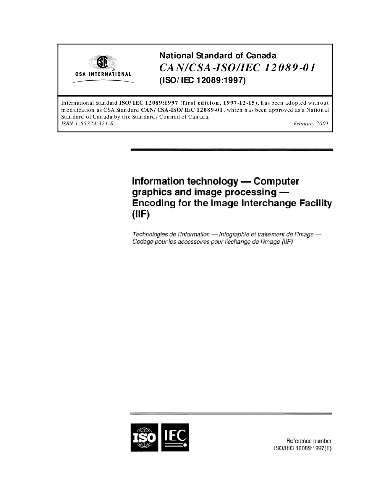 CAN/CSA-ISO/IEC 12089:2001