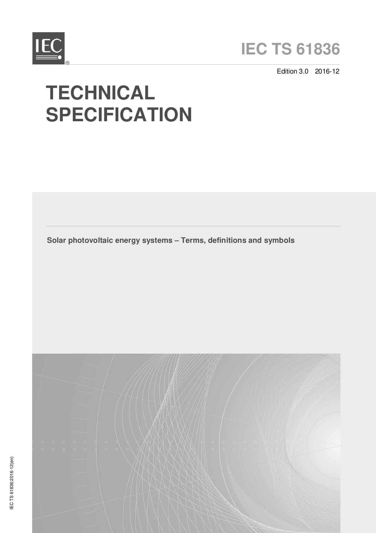 IEC TS 61836:2016封面图
