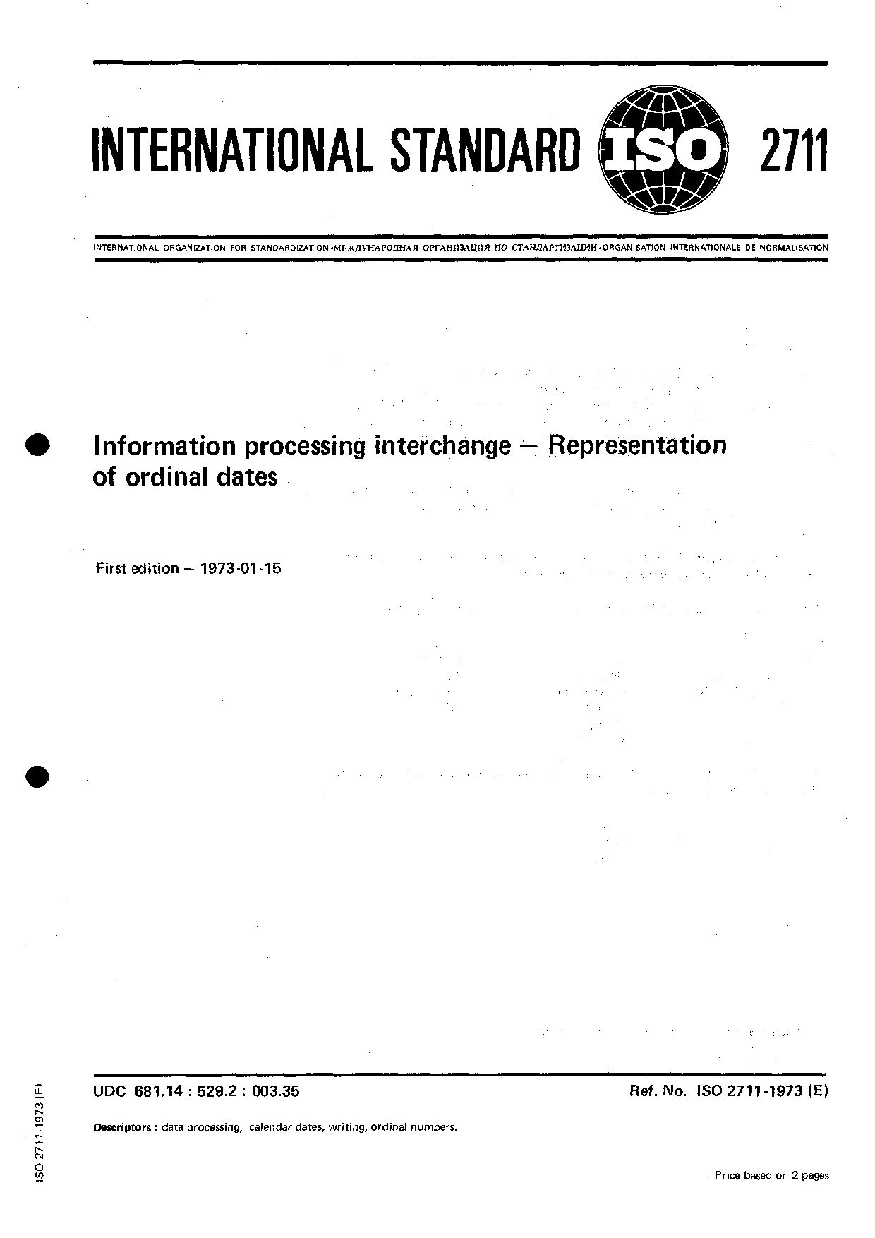 ISO 2711:1973封面图