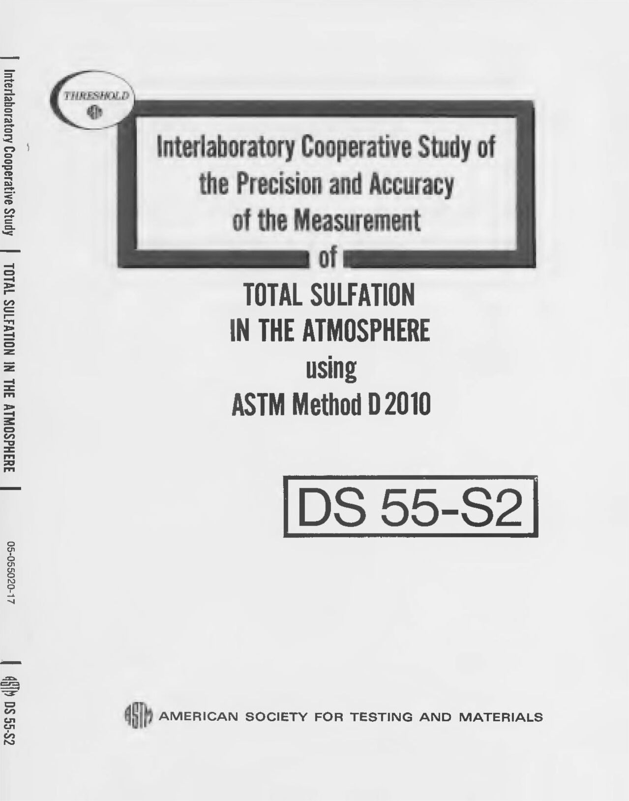 ASTM DS55S2-1974